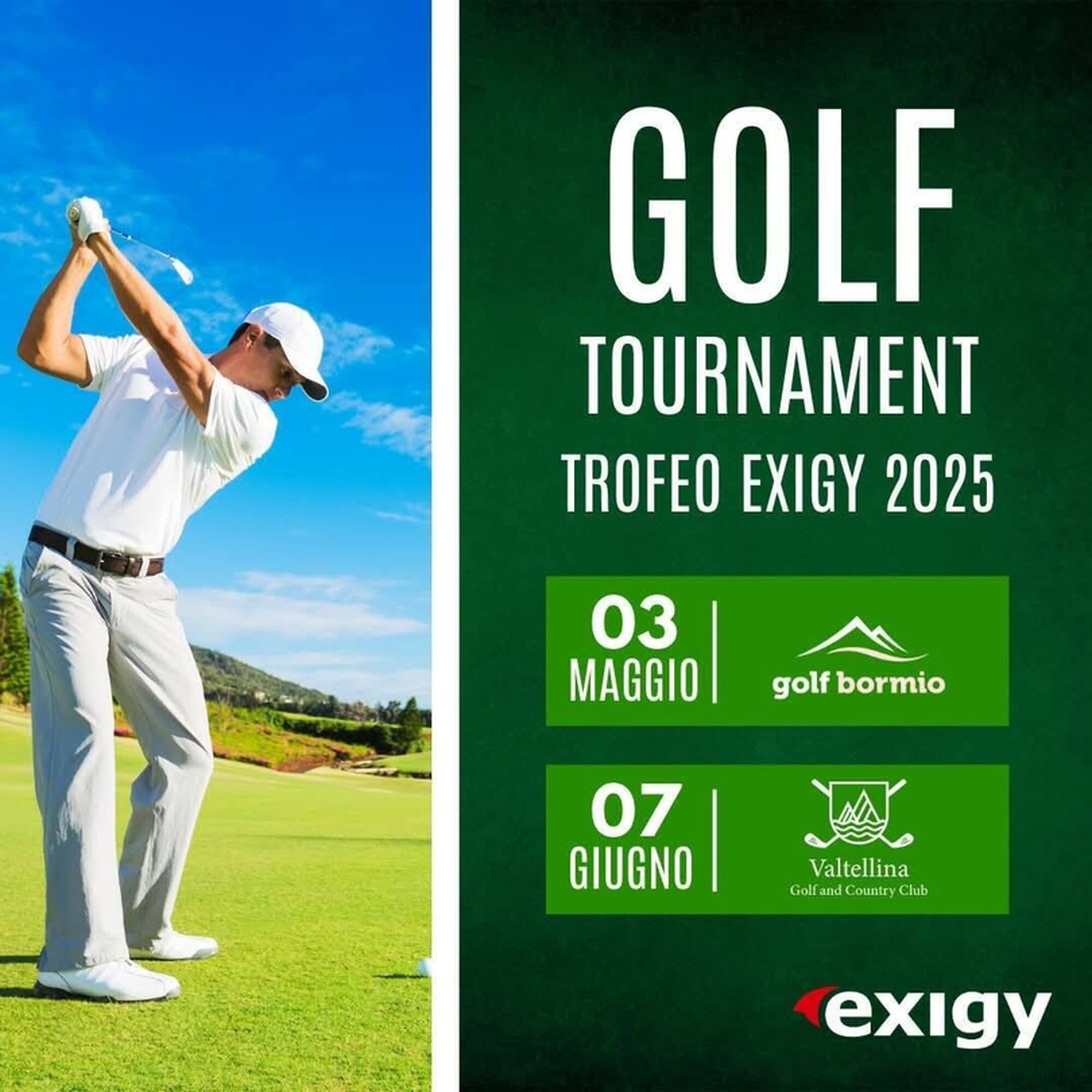 Gara di golf EXIGY CUP