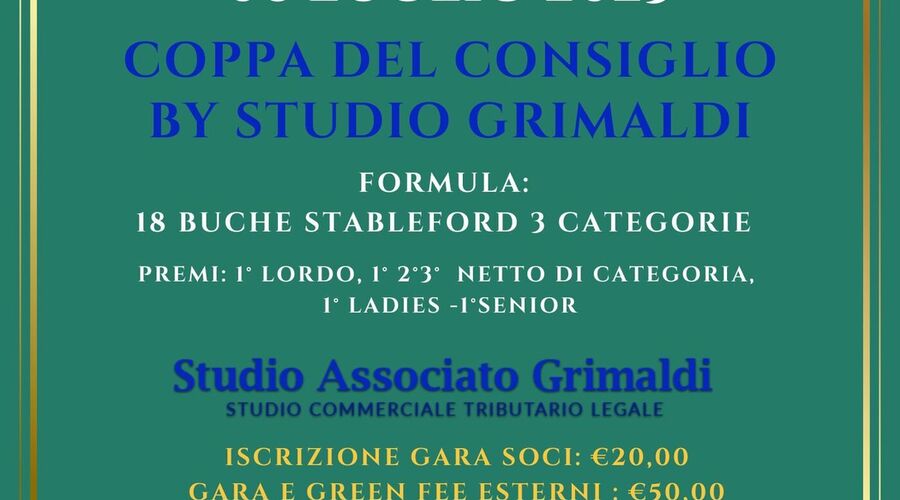 Coppa del Consiglio by Studio Grimaldi