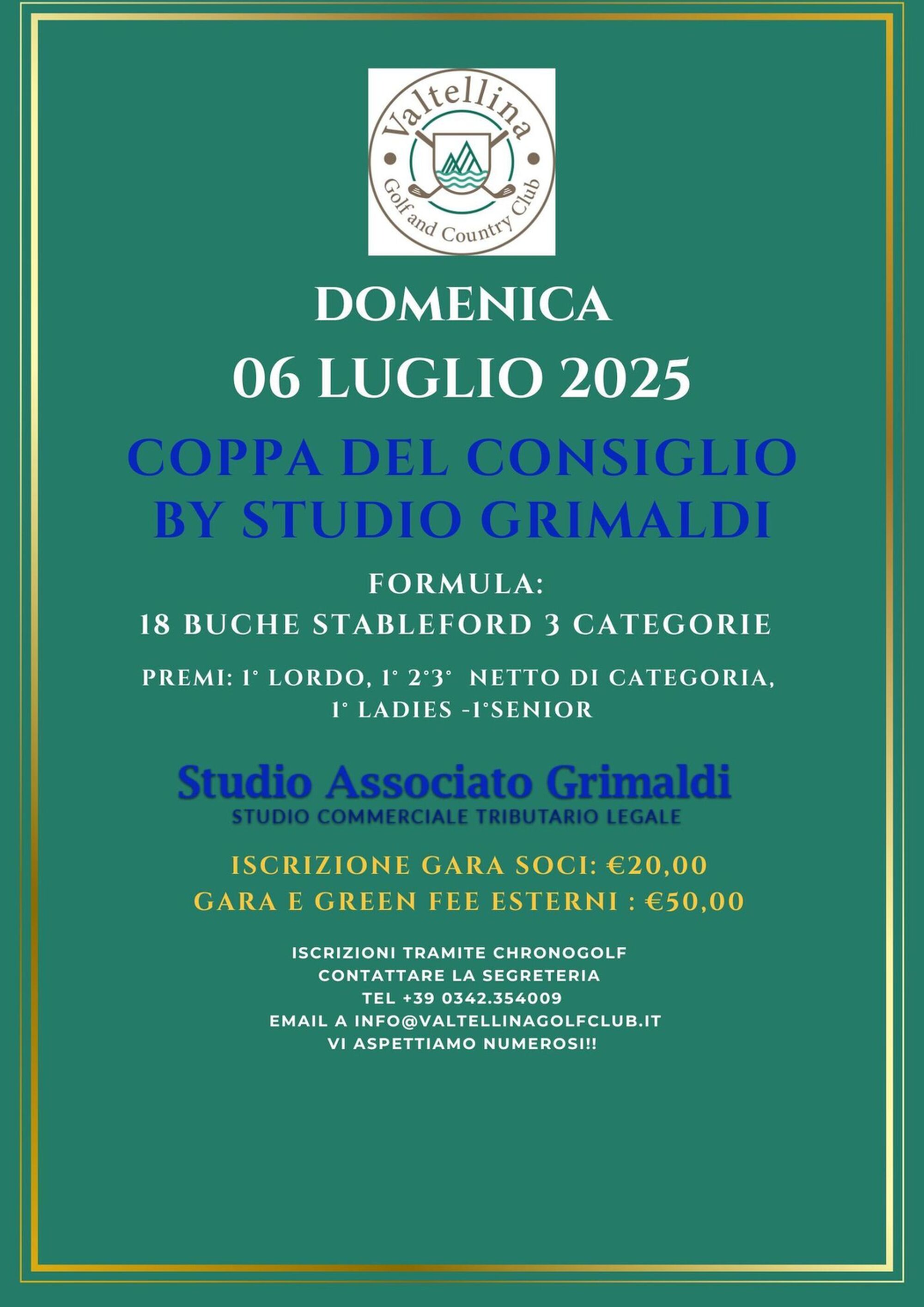 Coppa del Consiglio by Studio Grimaldi