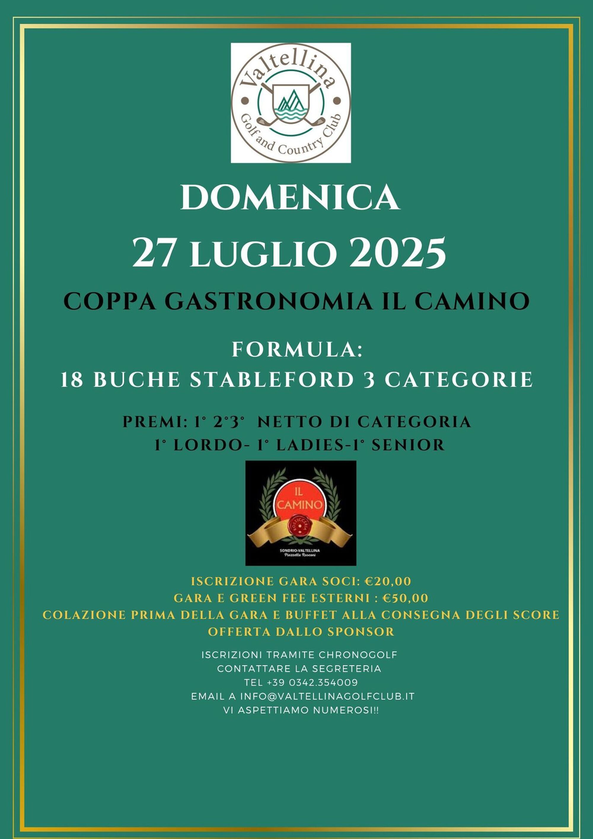  Coppa Gastronomia Il Camino