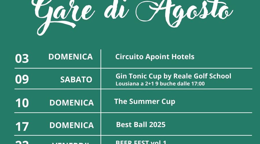 Gare di Agosto