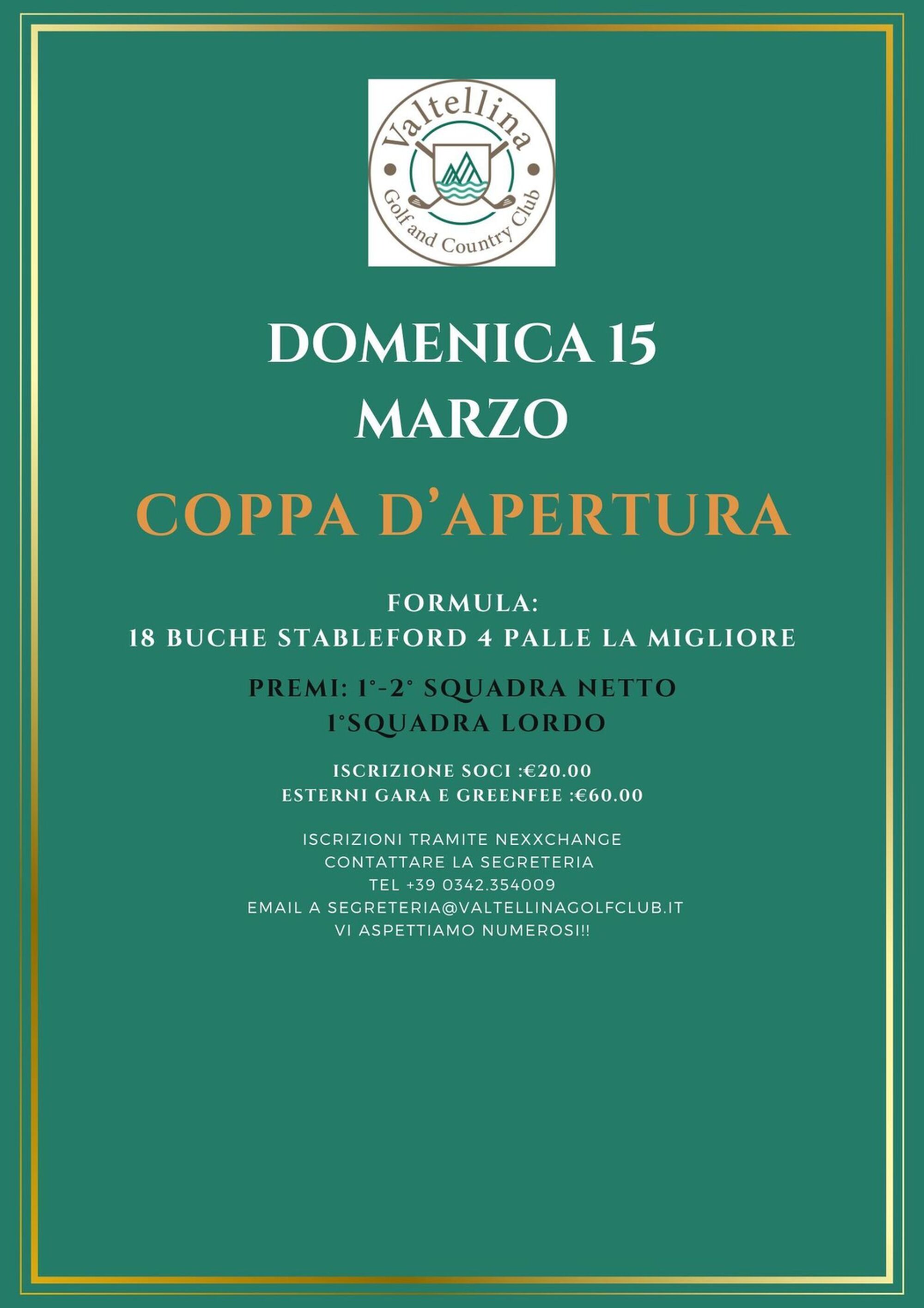 Coppa d'apertura
